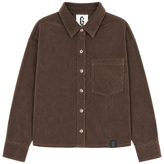 D916-BR - CORDUROY SHIRT