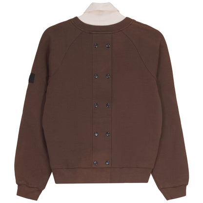 D928-BR - BACK SNAPS DETAIL TOP