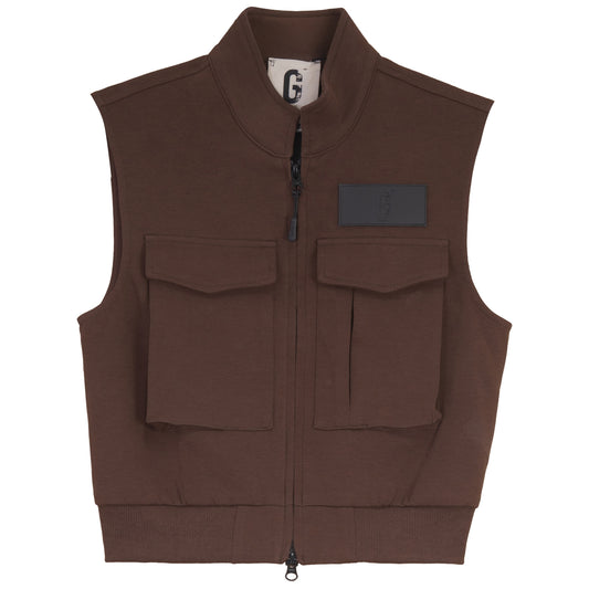 D936-BR - POCKET DETAIL VEST