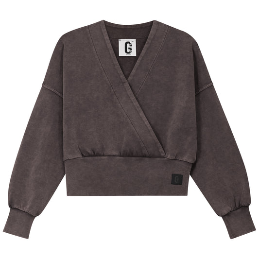 D940-BR - WRAP WASHED TOP