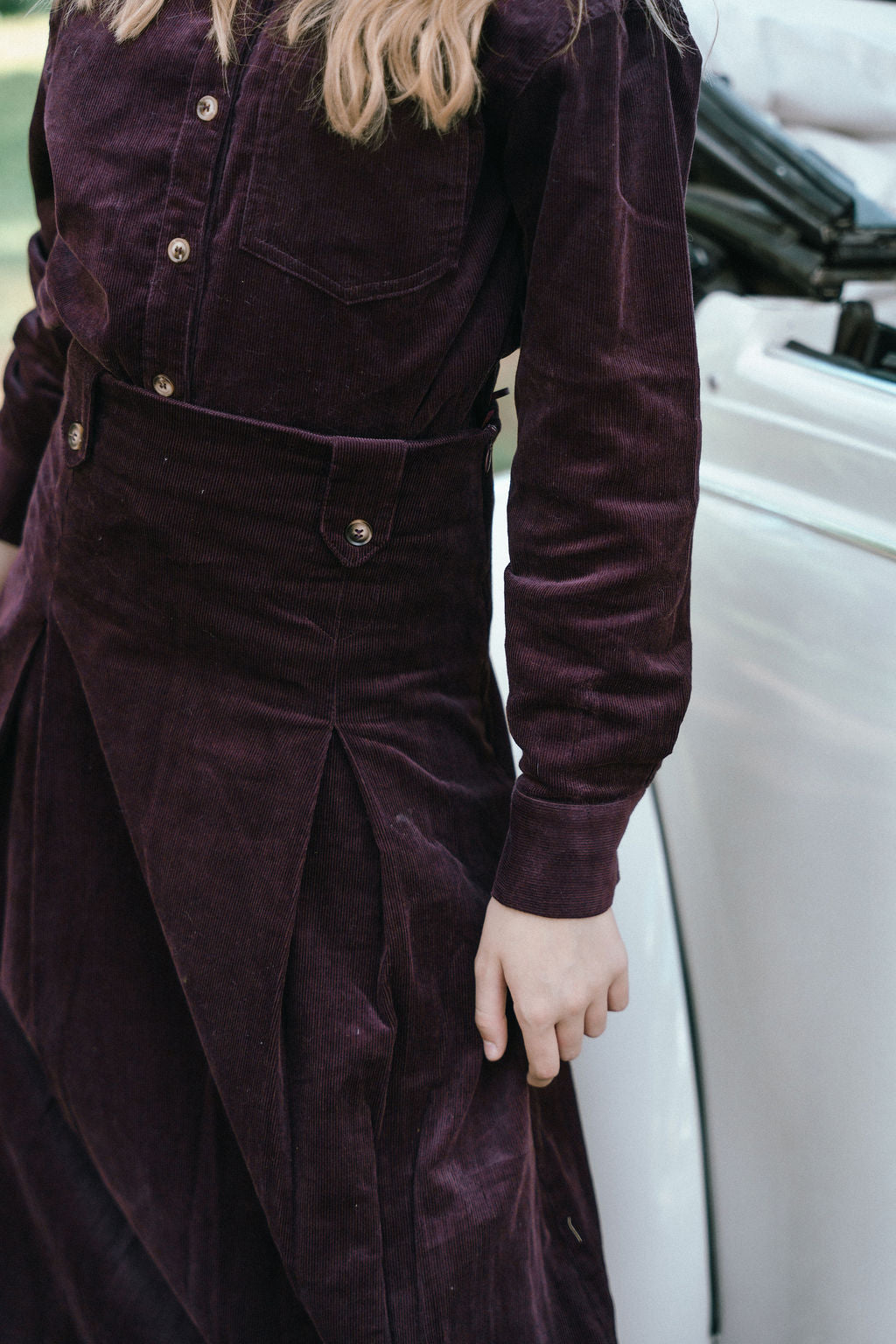 D916-BU - CORDUROY SHIRT