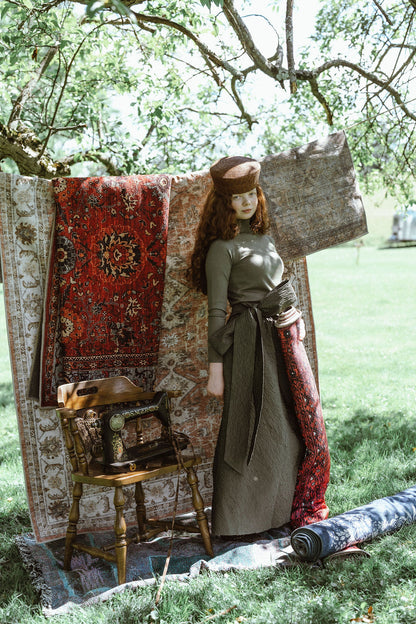 G988-GN - BROCADE SKIRT