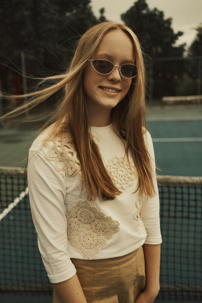 G877-WH - BOXY TEE