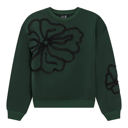 G582-RAI - FLOWER SWEATSHIRT