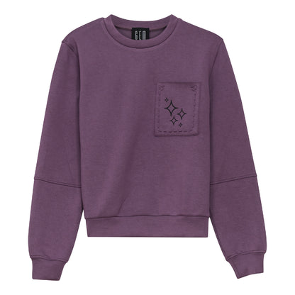 G586-MV - EMBOSSED POCKET SWEATSHIRT