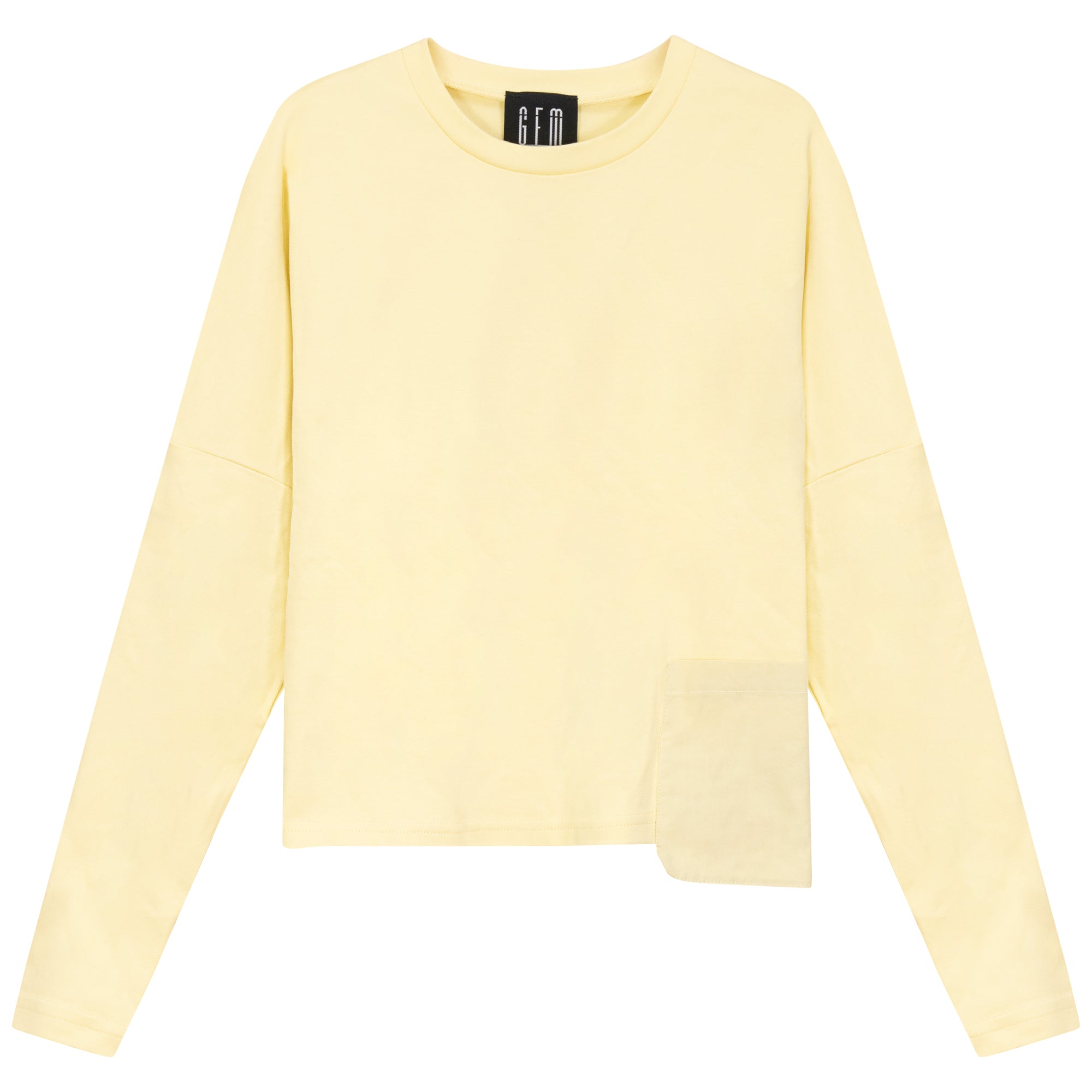 CROPPED T-SHIRT WITH POCKET – Gem