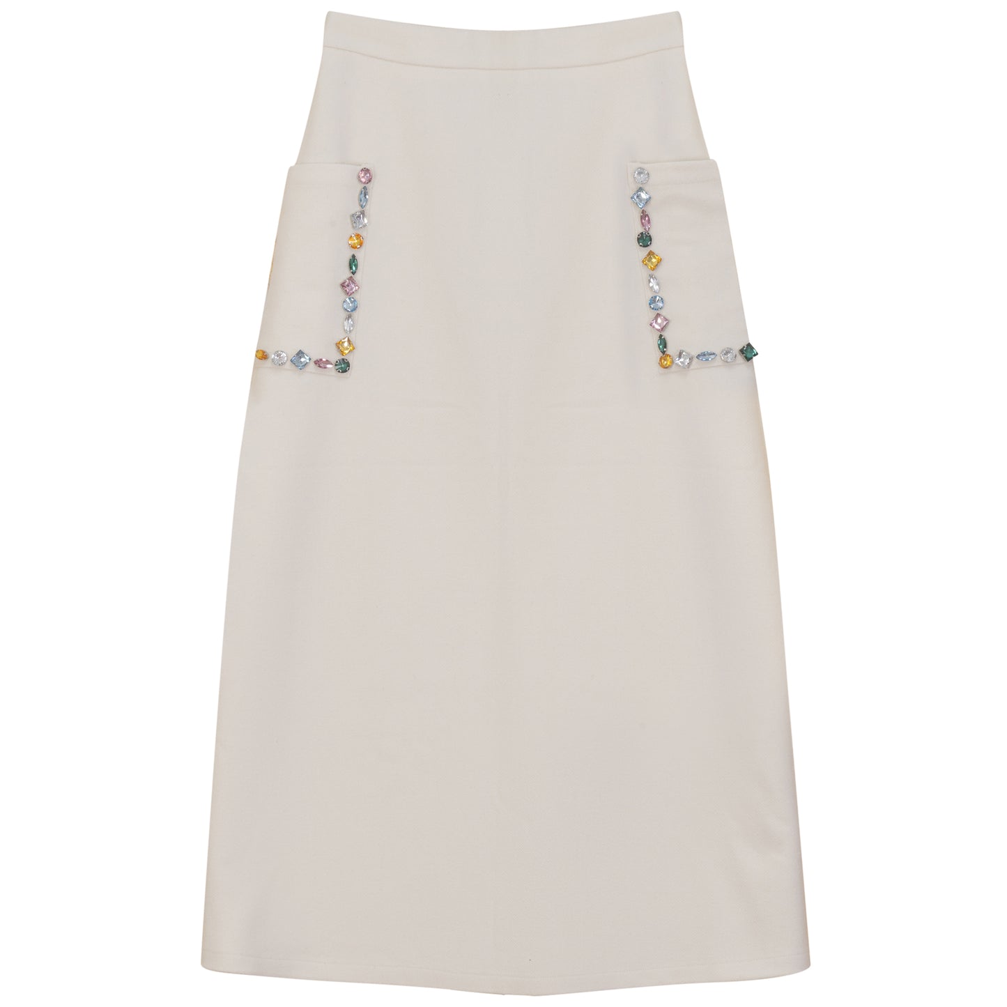 CRYSTAL EMBELLISHED POCKET SKIRT