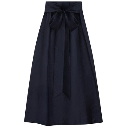 BACK BOW BROCADE SKIRT