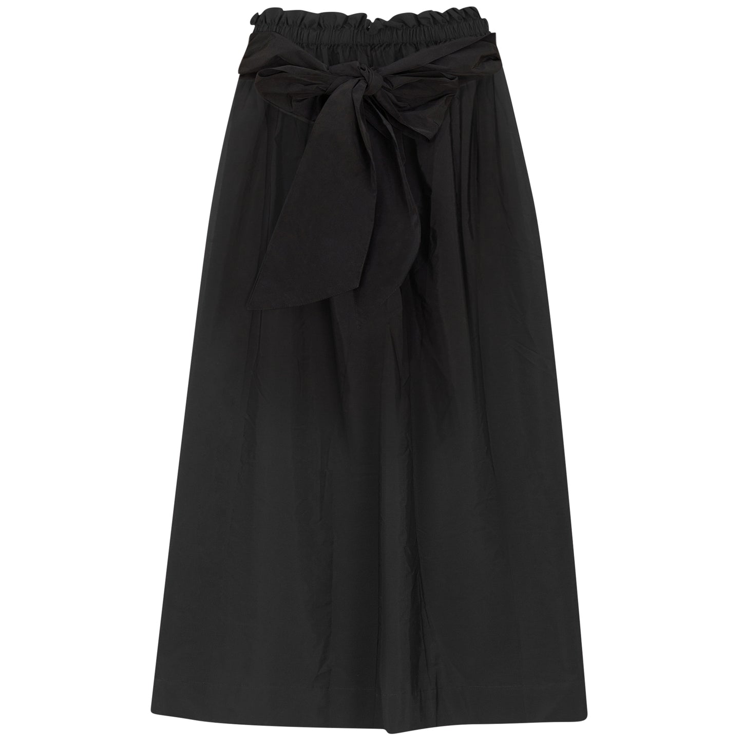 TAFFETA GATHERED SKIRT