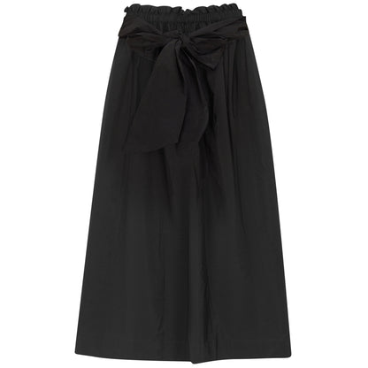 TAFFETA GATHERED SKIRT