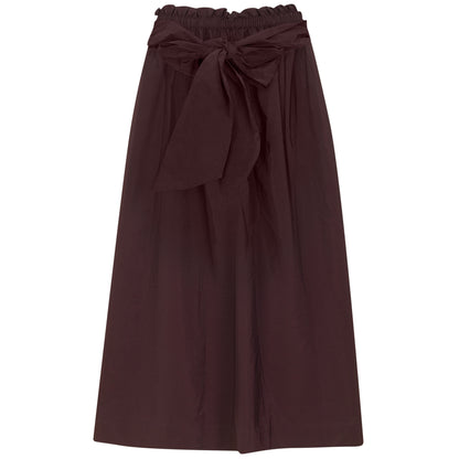 TAFFETA GATHERED SKIRT