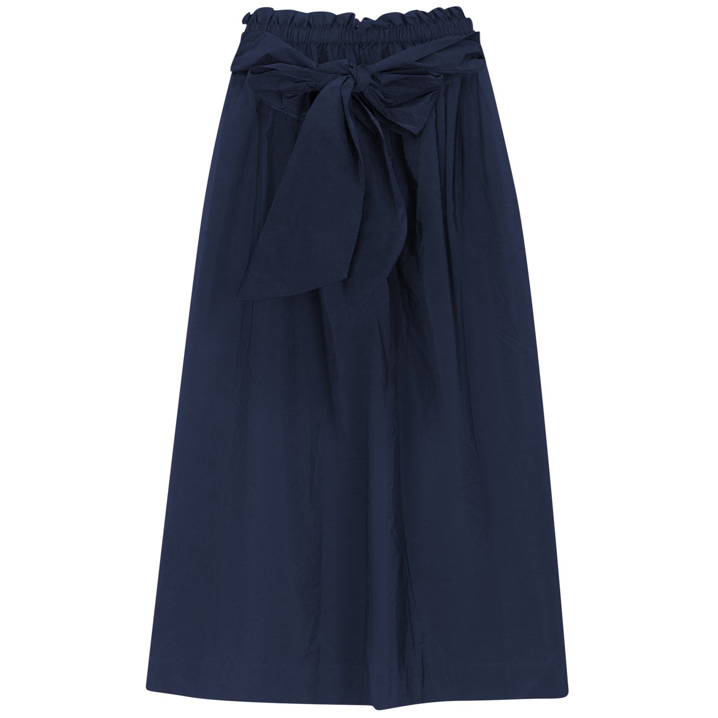 TAFFETA GATHERED SKIRT
