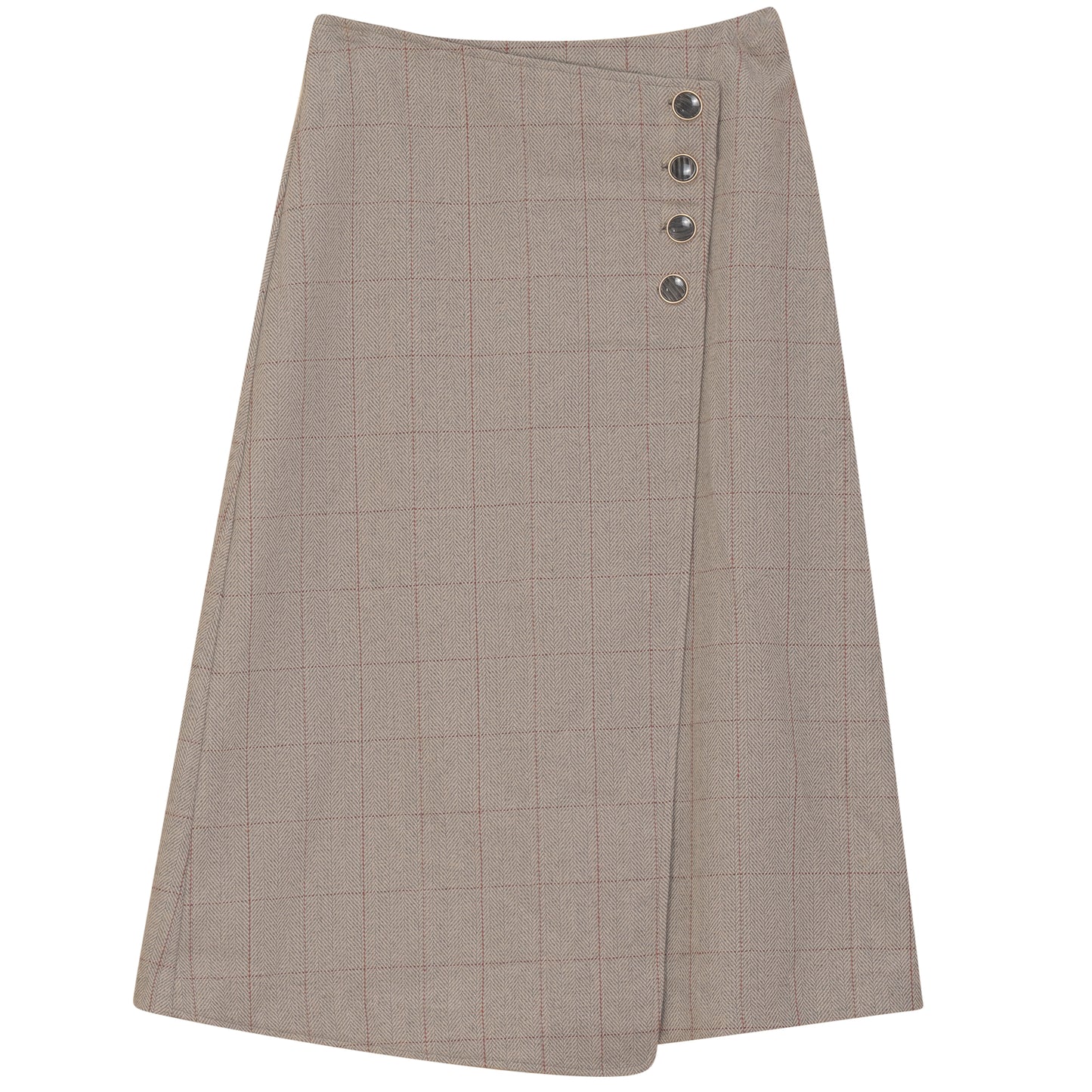 WOOL WRAP SKIRT