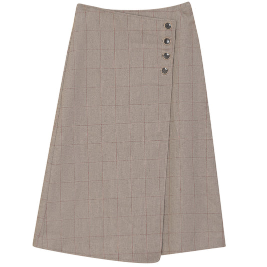 WOOL WRAP SKIRT