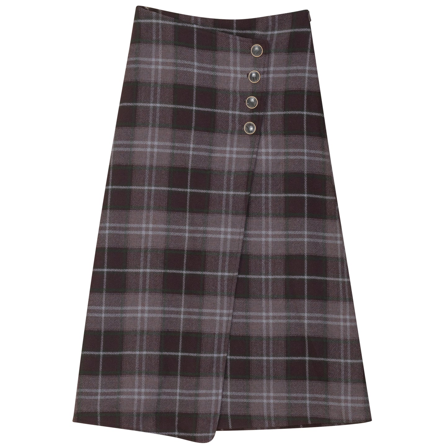 WOOL WRAP SKIRT