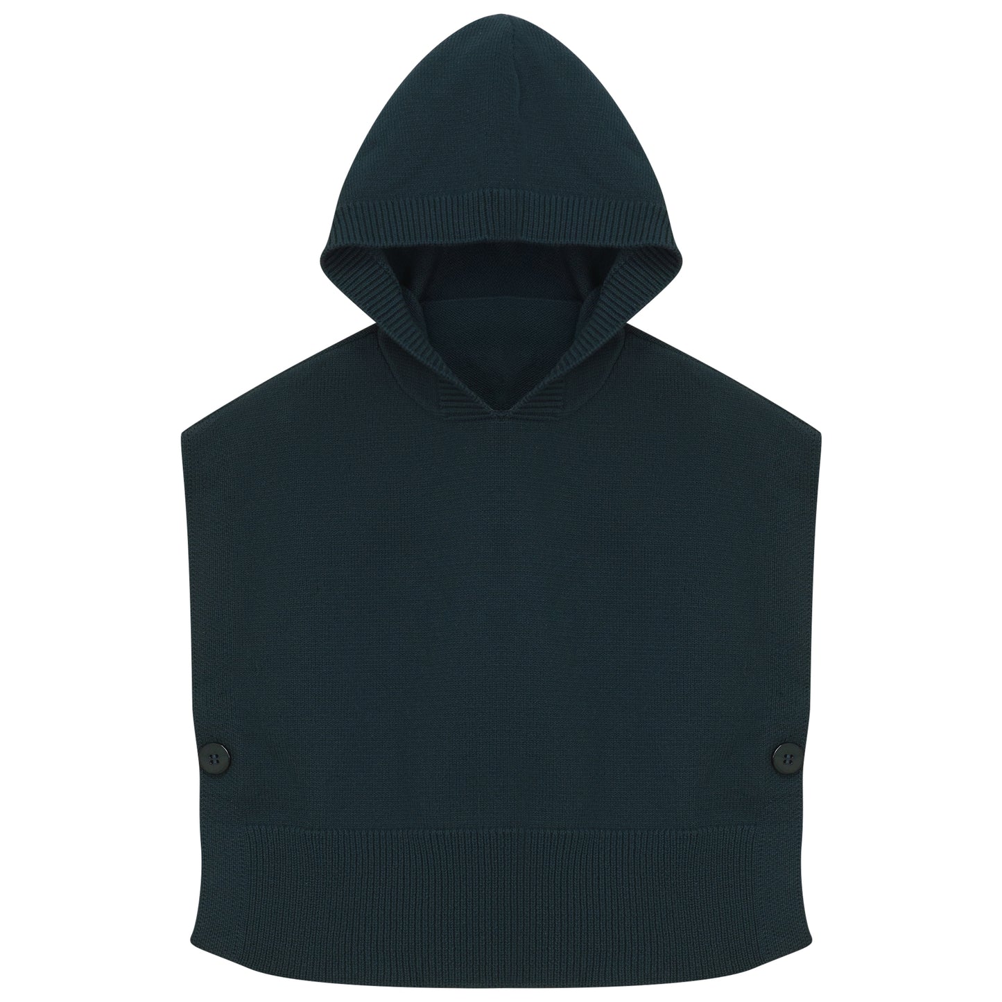KNIT HOODED VEST