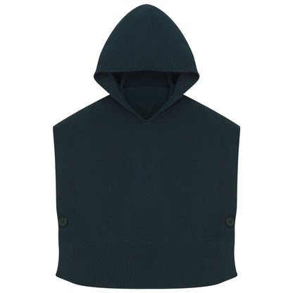 KNIT HOODED VEST