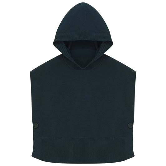 KNIT HOODED VEST
