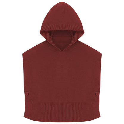 KNIT HOODED VEST