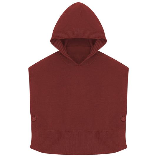 KNIT HOODED VEST