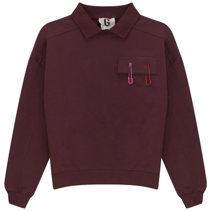SAFETY PIN SWEATSHIRT