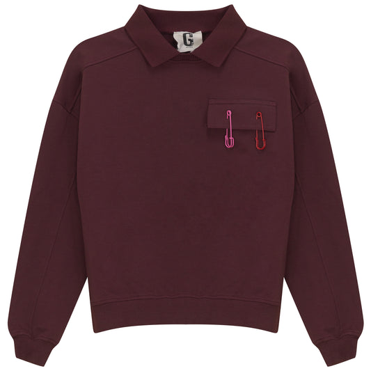 SAFETY PIN SWEATSHIRT