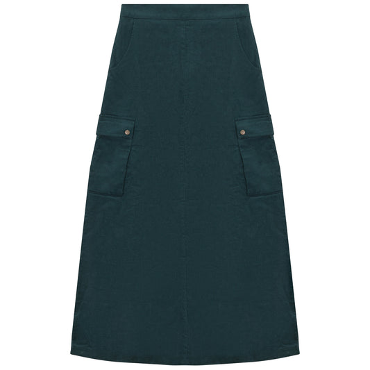 CARGO POCKET CORDUROY SKIRT