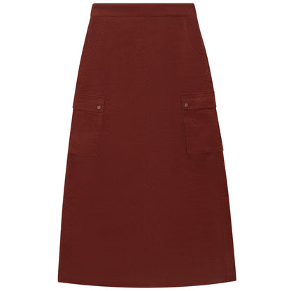 CARGO POCKET CORDUROY SKIRT