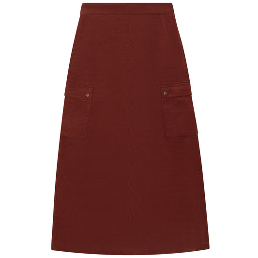 CARGO POCKET CORDUROY SKIRT
