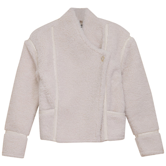 LEATHER TRIM FUR JACKET
