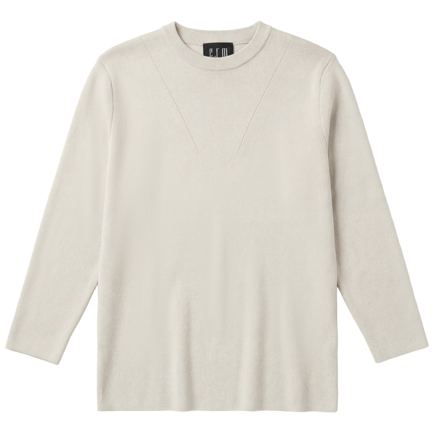 G850-BE - METALLIC KNIT SWEATER