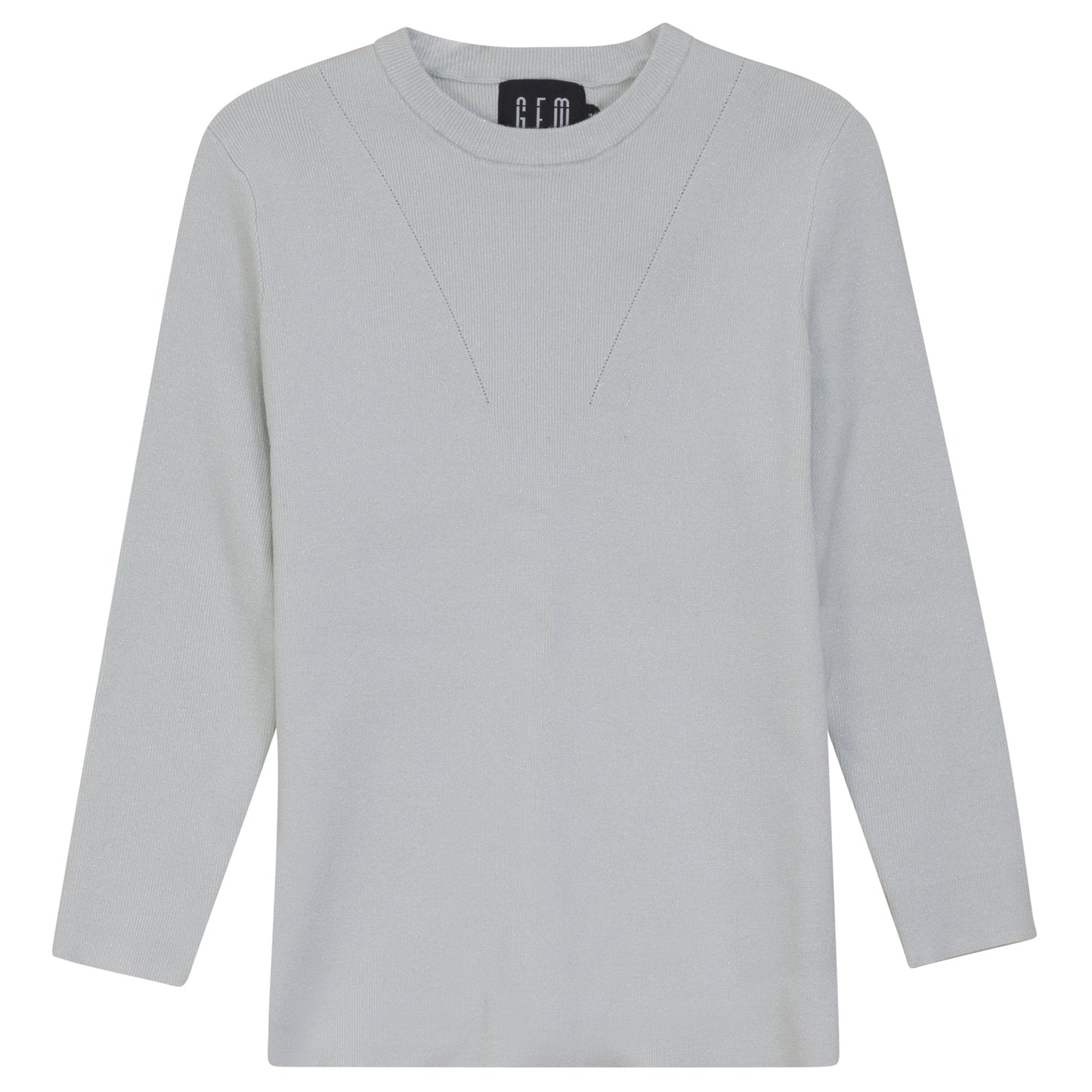 G850-MI - METALLIC KNIT SWEATER