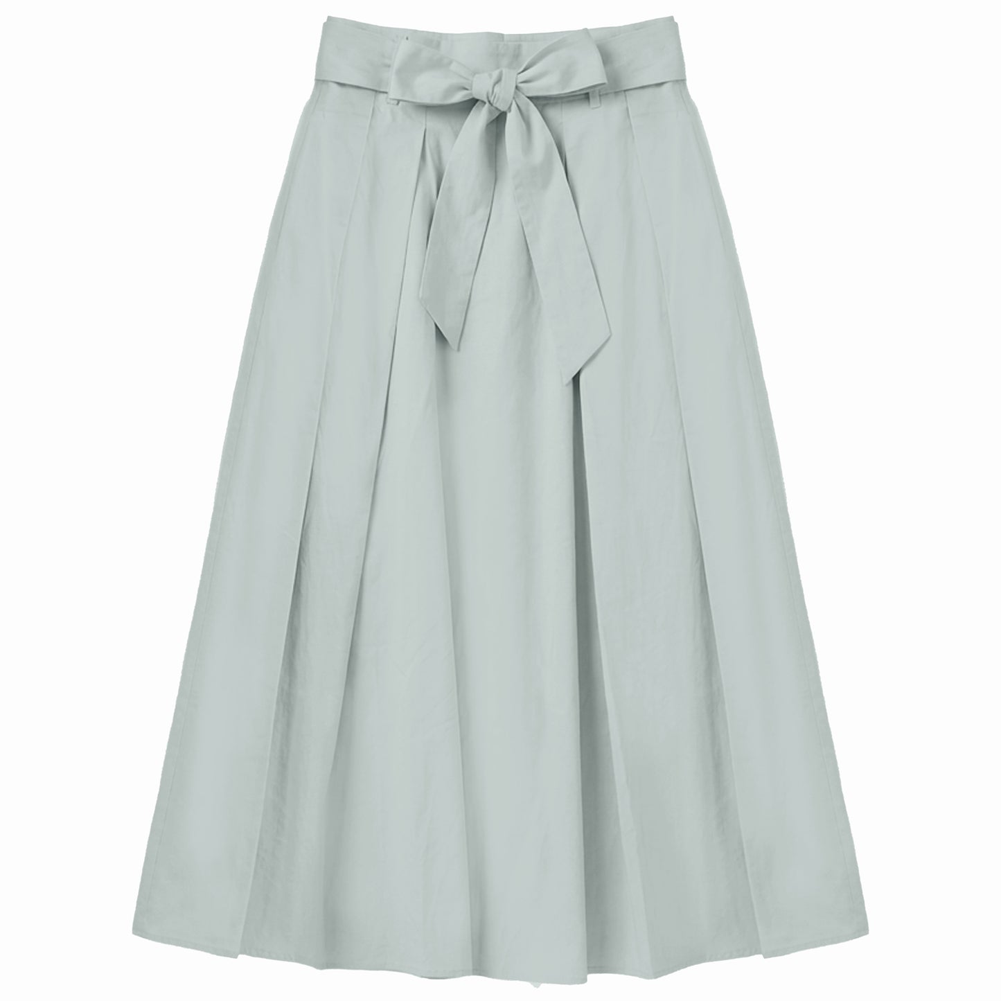 G860-MI - FRONT BOW DETAIL TAFFETA SKIRT