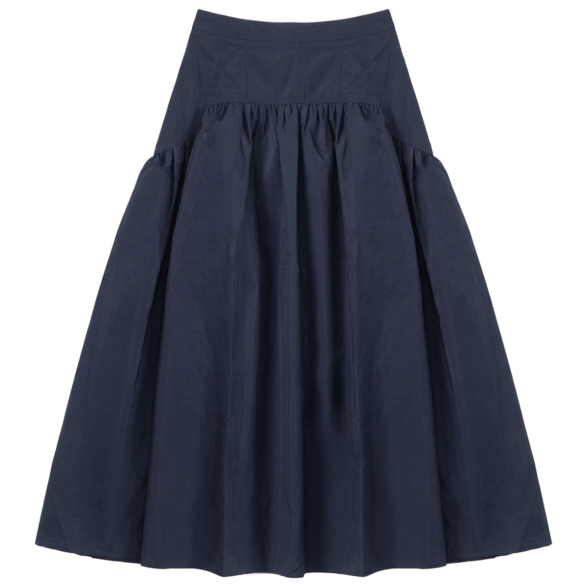 G862-NA - LOW CUT FULL TAFFETA SKIRT