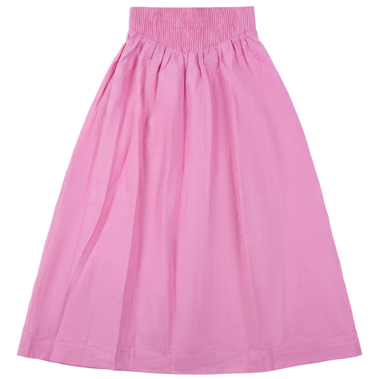 G868-PI - SMOCKED YOKE SKIRT