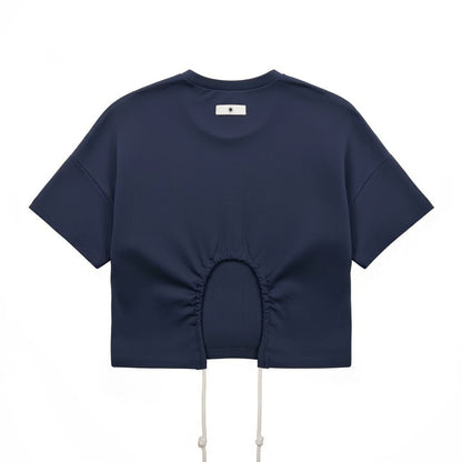 G886-NA - DRAWSTRING OPEN BACK TOP
