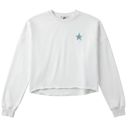G889-WH - LOOSE FITTED CROPPED TOP