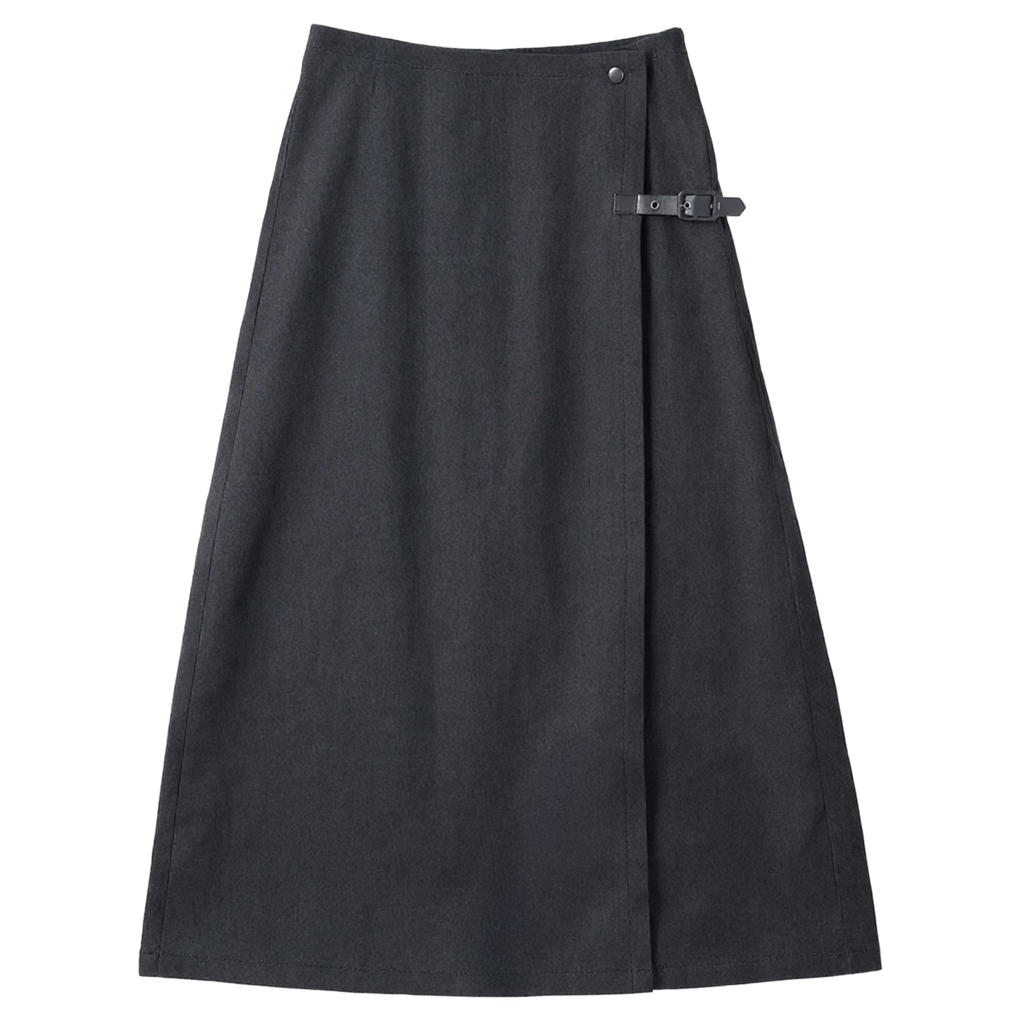 G893-BKDE - DENIM WRAP SKIRT