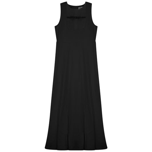G912-BK - RAW EDGE AND BOW DETAIL JUMPER