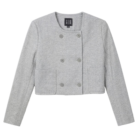 G924-GY - WOOL BLAZER