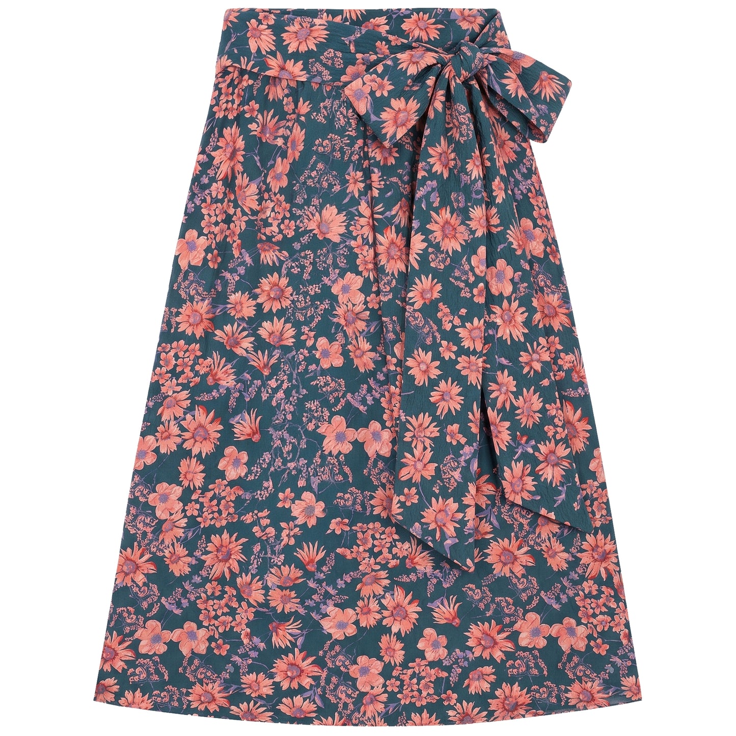 G988-BKFL - BROCADE SKIRT