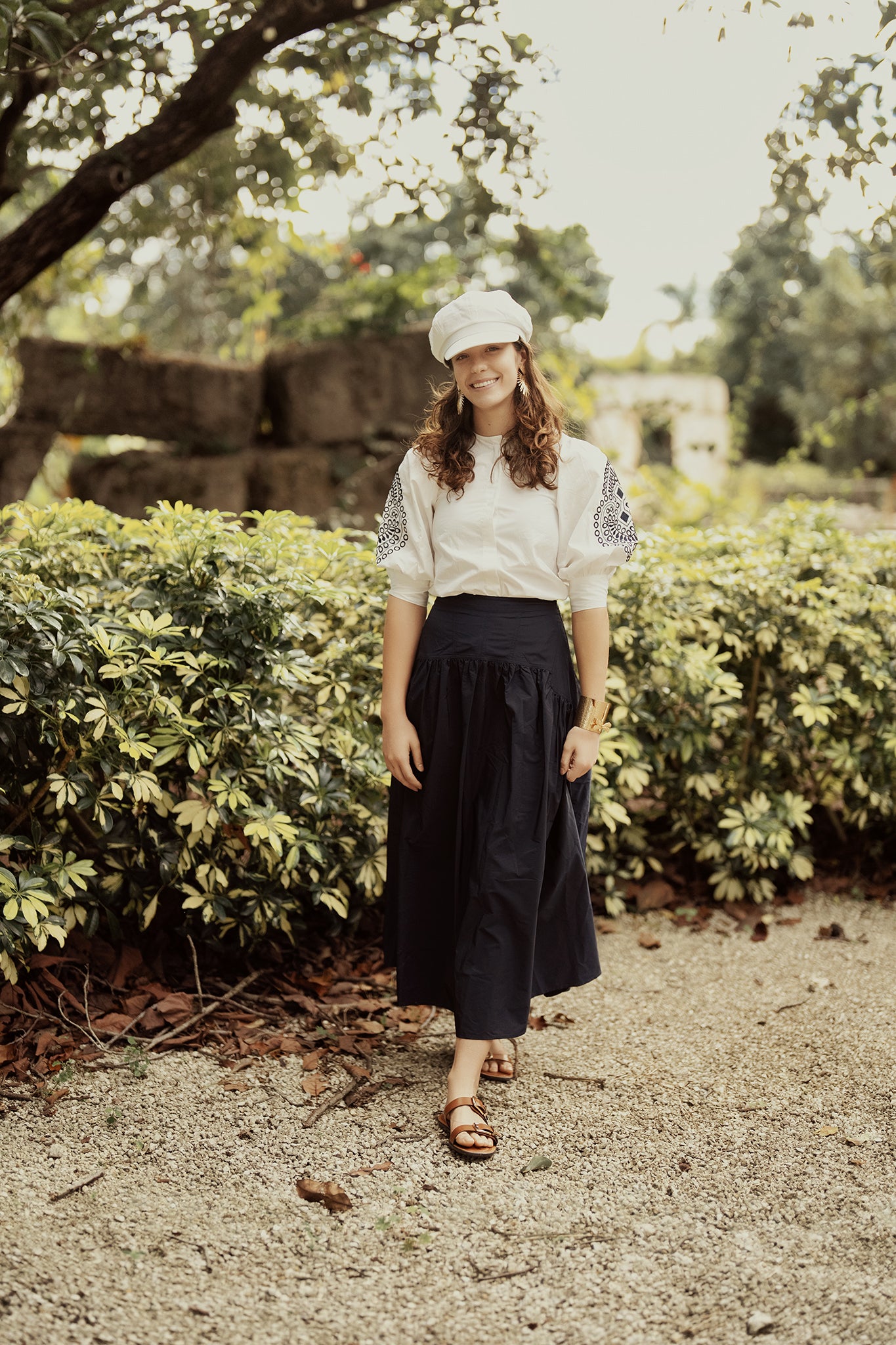 G862-NA - LOW CUT FULL TAFFETA SKIRT – Gem