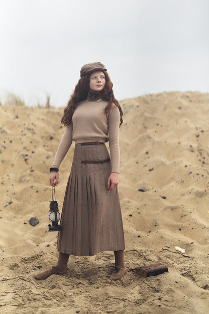 G716-OA - PLEATED SKIRT