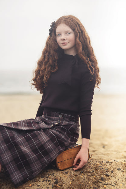 WOOL WRAP SKIRT