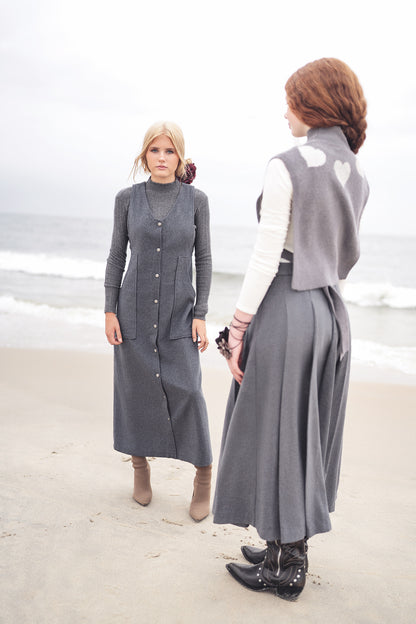 RIBBED MOCK NECK
