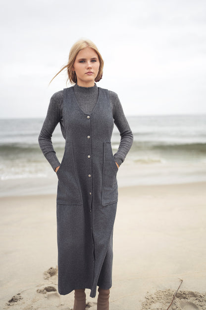 WOOL BUTTON DOWN JUMPER