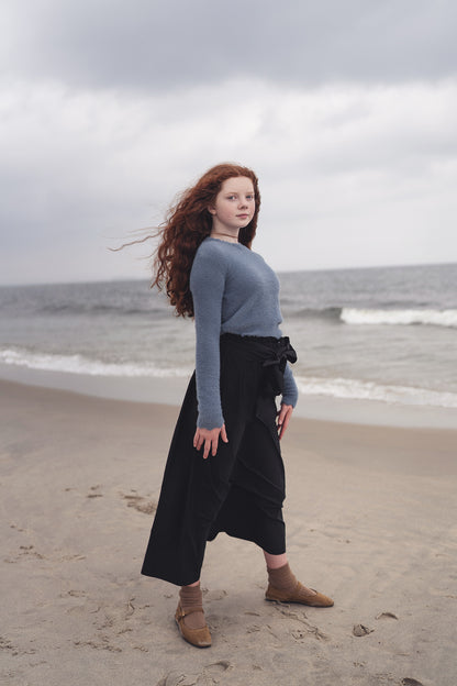 TAFFETA GATHERED SKIRT