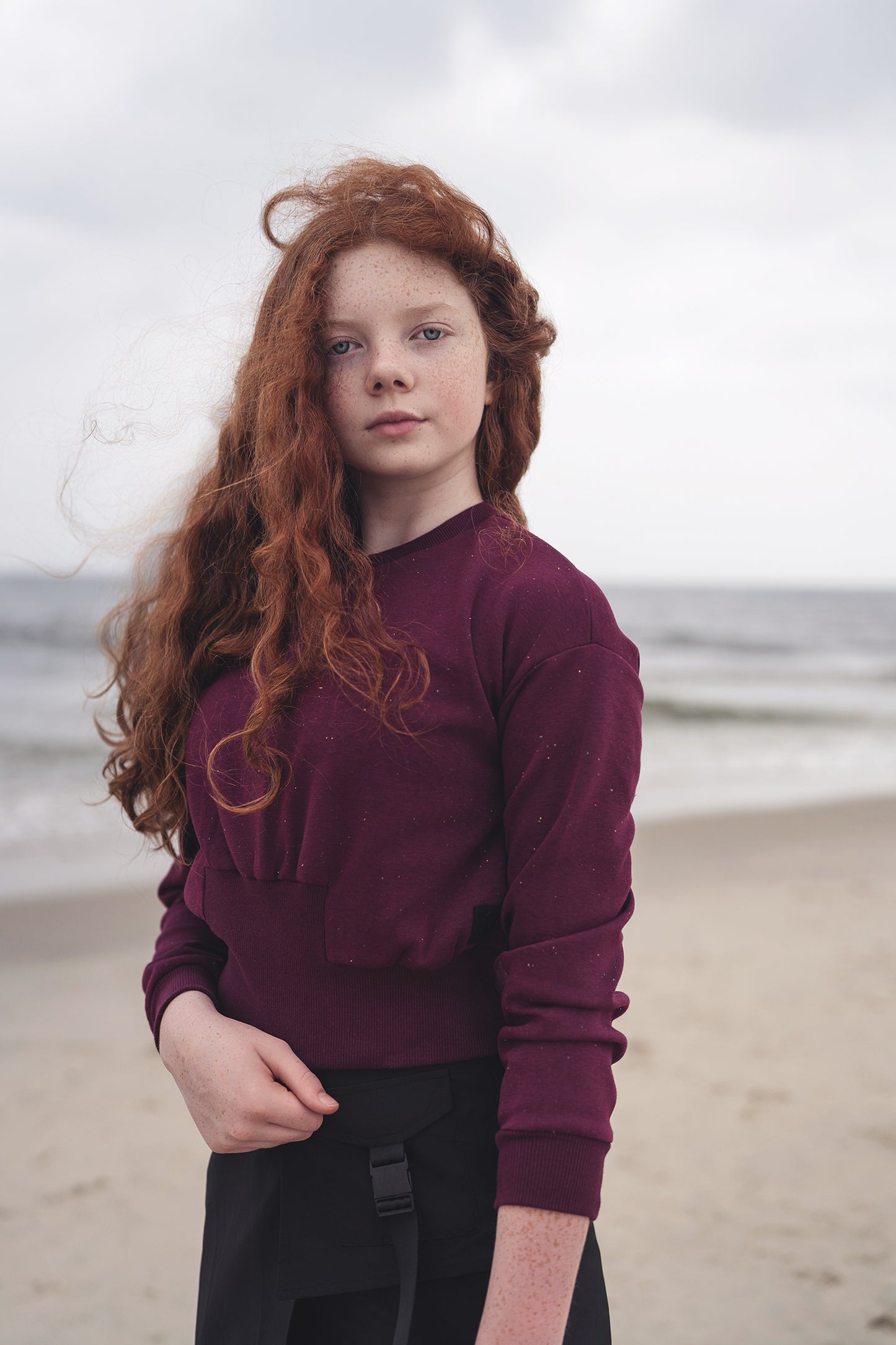SPECKLED SWEATSHIRT