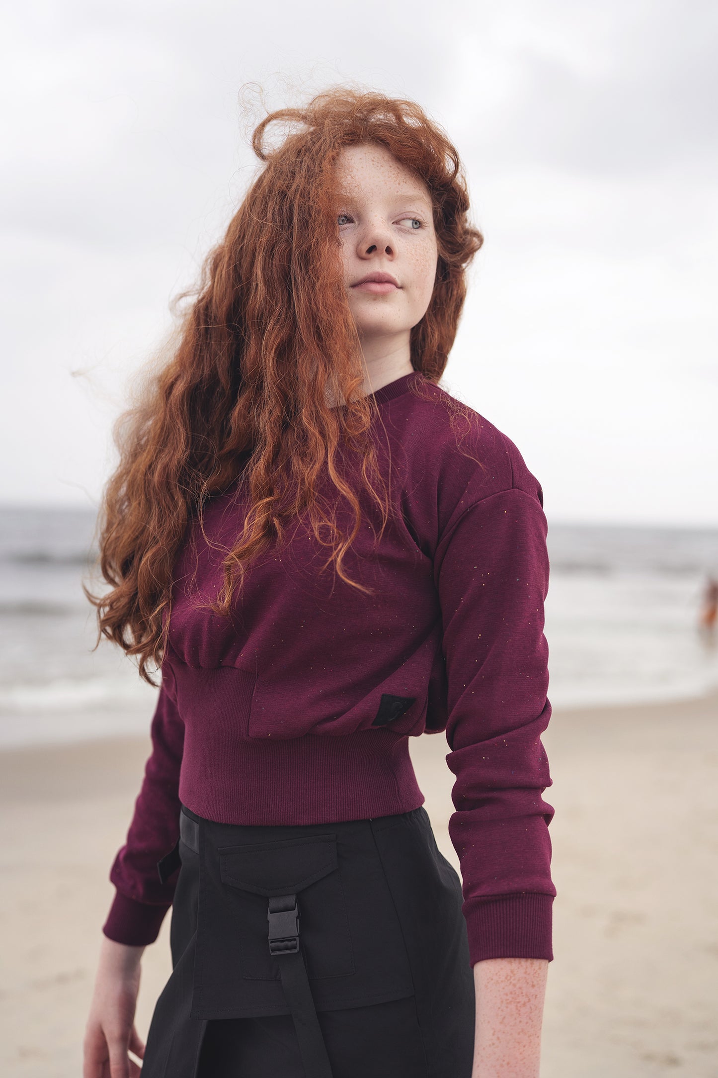 SPECKLED SWEATSHIRT