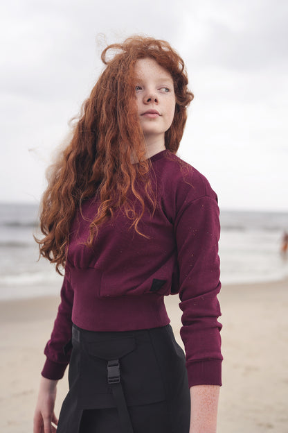 SPECKLED SWEATSHIRT